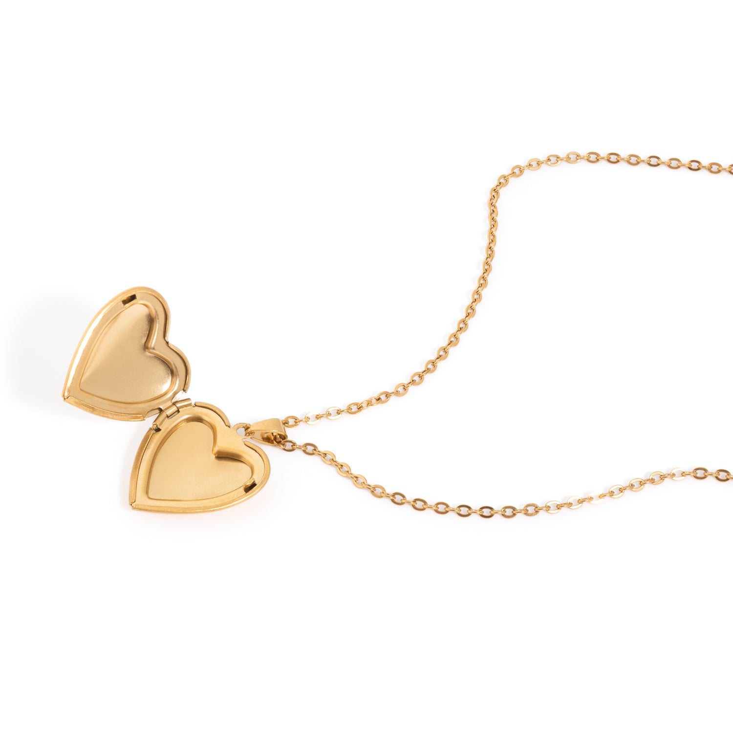 Golden-Silver Broken Two Half Heart Shape Love Pendant Locket Necklace  Chain Jewellery at Rs 40/piece | Locket in Mumbai | ID: 25004124855