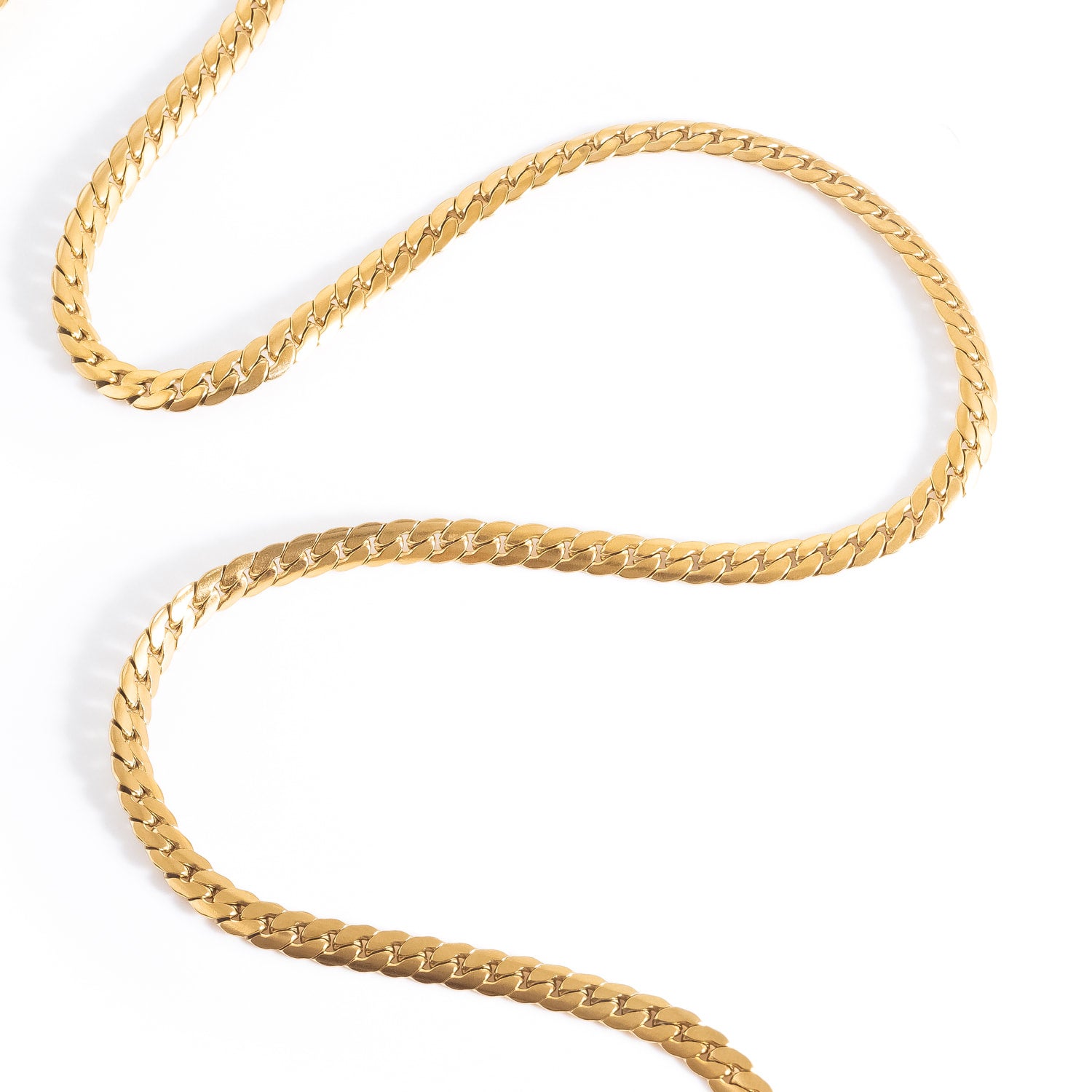 Thin Rope Chain Necklace - Gold – La Musa Jewellery